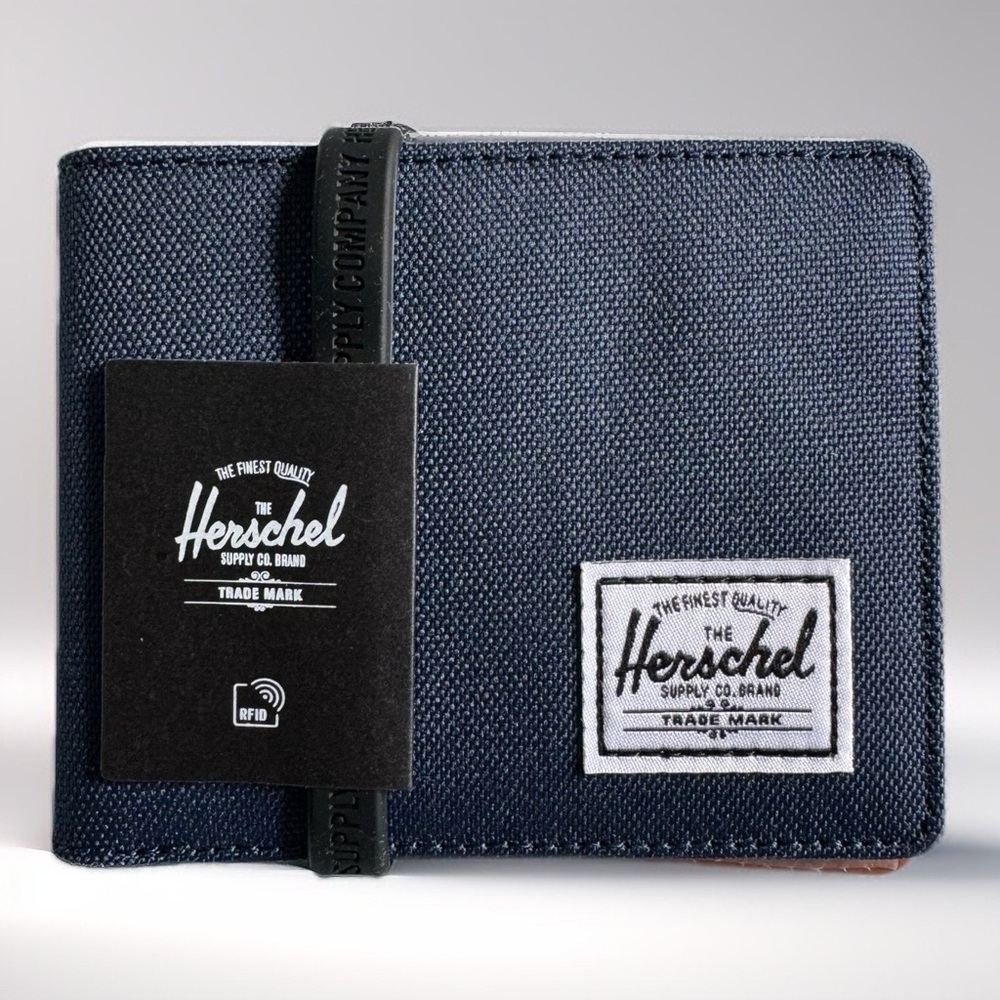 NWT Herschel Supply Co. RFID Blocking Wallet Navy blue